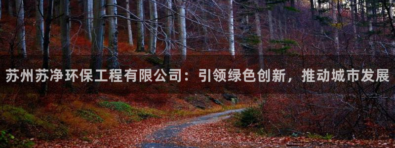 彩名堂的拼音：苏州苏净环保工程有限公司：引领绿色创新，推动城
